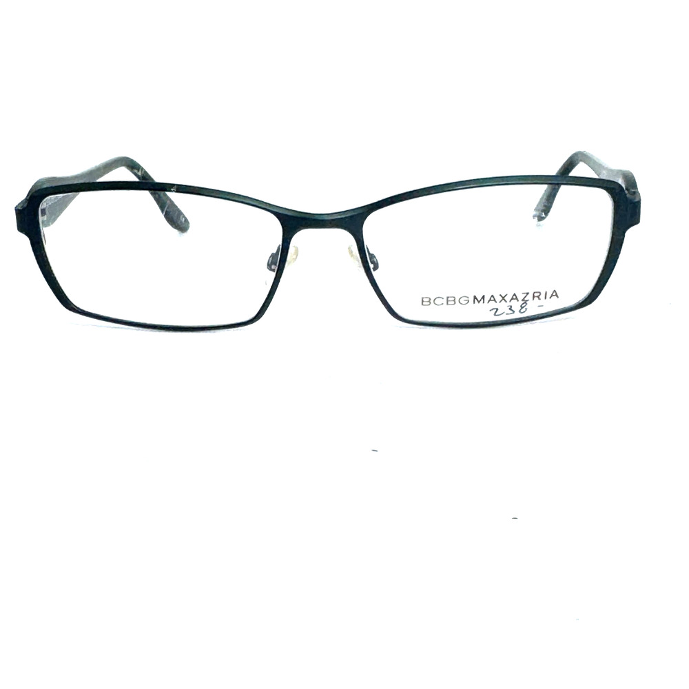 BCBGMAXAZRIA Katia Teal Womens Rectangle Full Rim Eyeglasses‎ 51-15-130 H17555